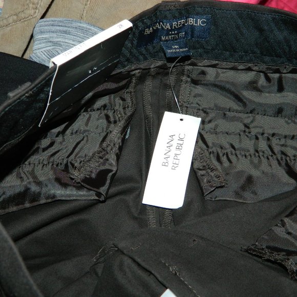 Banana Republic Martin Fit Brown Pants Size 2R NWT (W-6) - Picture 4 of 5